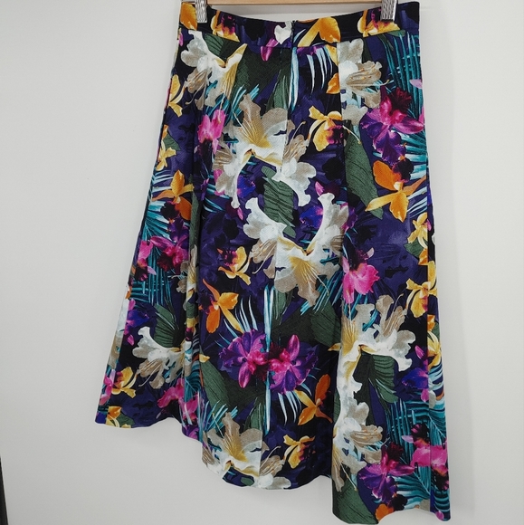 Oasis | printed A line skirt - Picture 4 of 6